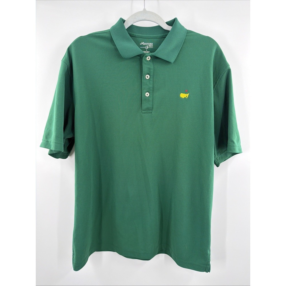 Masters Golf Shirt Mens Large Augusta National Golf Tournament Green